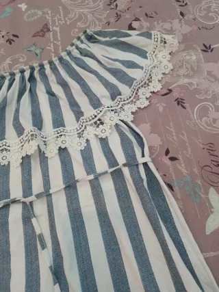 Vestido playero rayas L/40/12