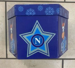 Scatola SSC Napoli Esagonale Natalizia