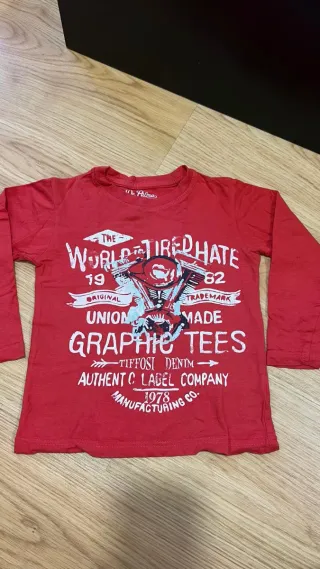 LOTE 6 CAMISA INFANTIL