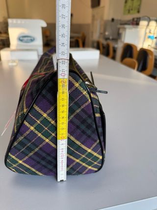 Borsa Braccialini donna viola e gialla