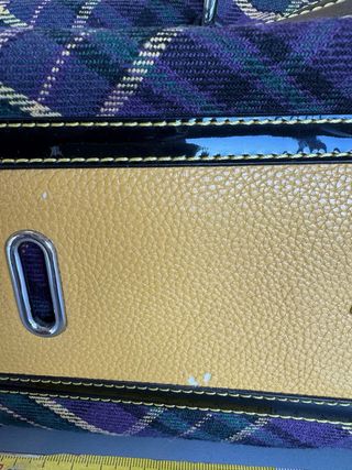 Borsa Braccialini donna viola e gialla