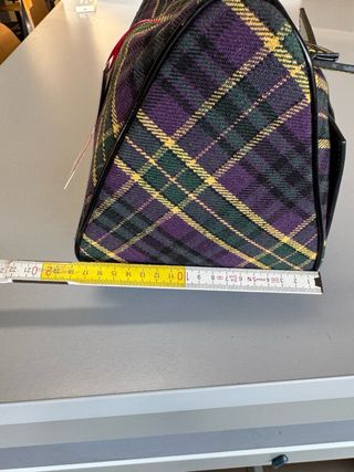 Borsa Braccialini donna viola e gialla