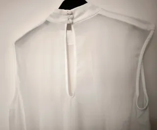 Vestido Mango negro y blanco Talla S