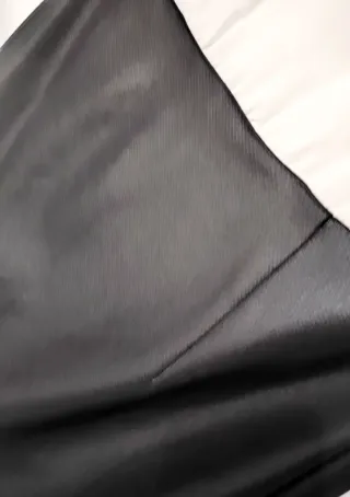 Vestido Mango negro y blanco Talla S