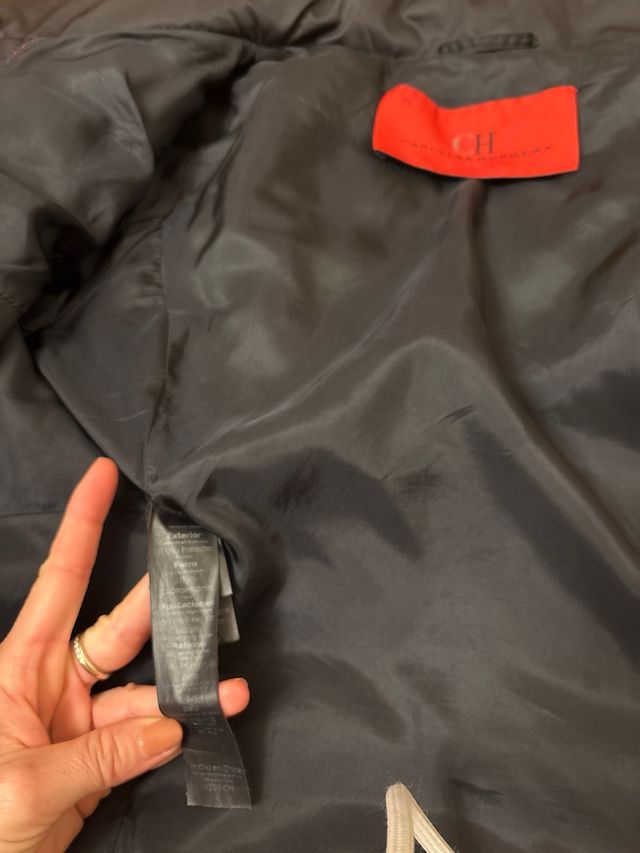 Cazadora Carolina Herrera Negra Talla XS