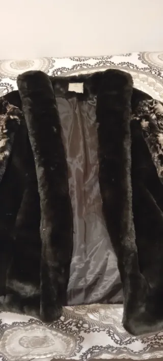 Chaquetón de terciopelo  marrón