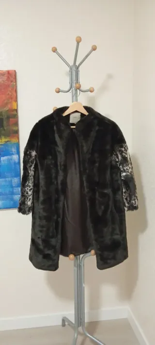 Chaquetón de terciopelo  marrón