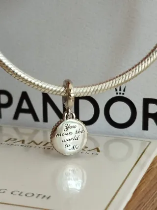 Charm Colgante Doble Mamá Corazón