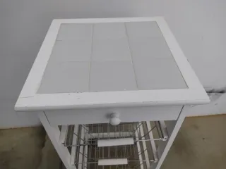 Mueble Frutero Cocina con Cajón y Ruedas