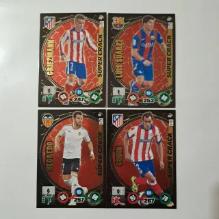 4 Cromos Adrenalyn Supercrack 2014/2015