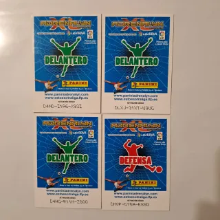 4 Cromos Adrenalyn Supercrack 2014/2015