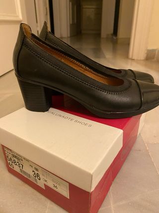 Tacón bajo perfecto para trabajar por su comodidad