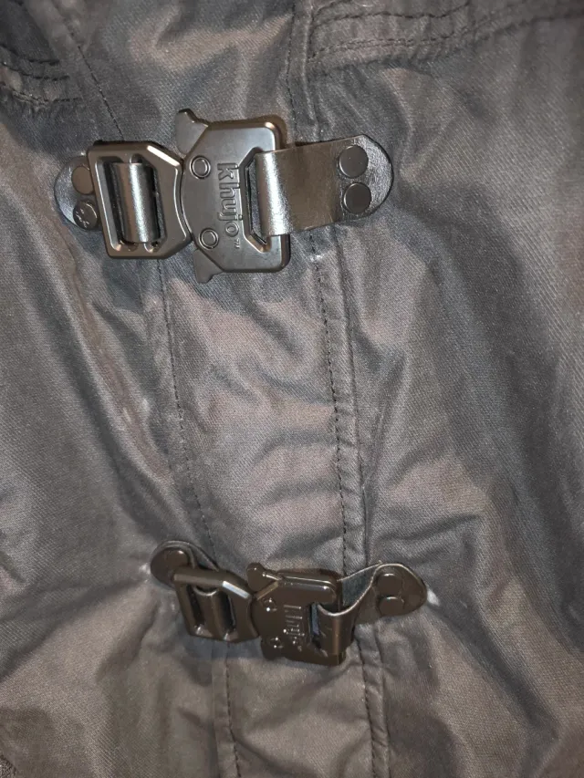 Chaqueta Khujo invierno gris oscuro/negro