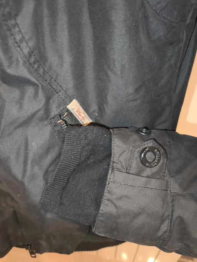 Chaqueta Khujo invierno gris oscuro/negro