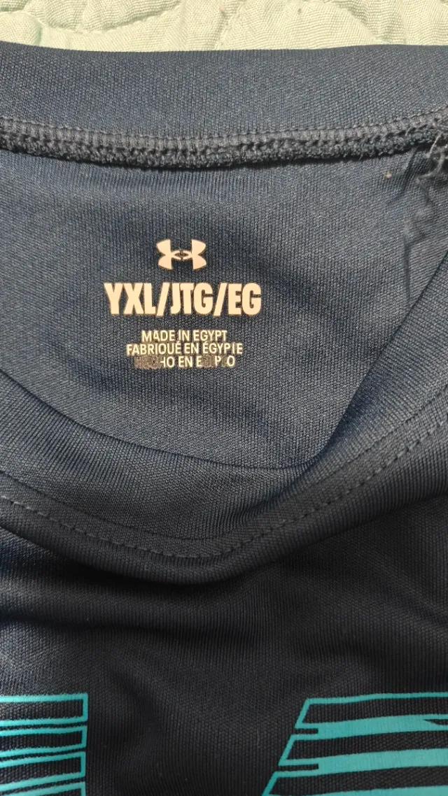 Maglietta Under Armour YXL blu per bambini