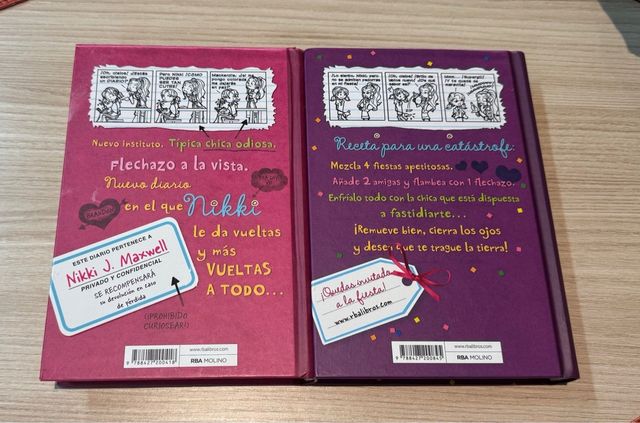 Lote libros: Diario de Nikki 1 & 2
