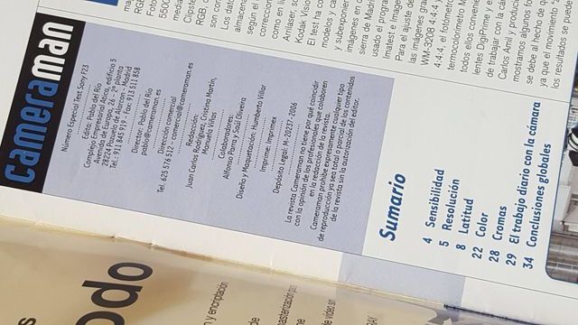 Cameraman Revista Técnica Cinematográfica