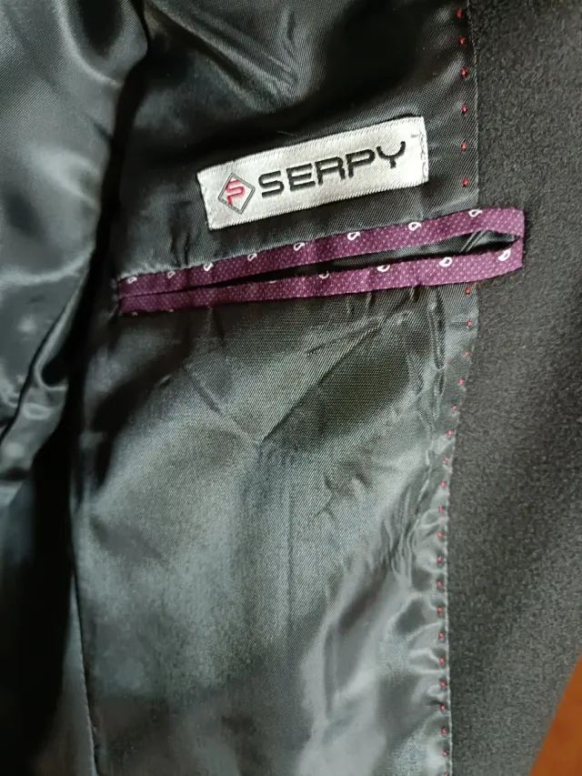 Cappotto Serpy nero uomo