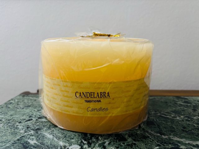Candela Candelabra Gialla