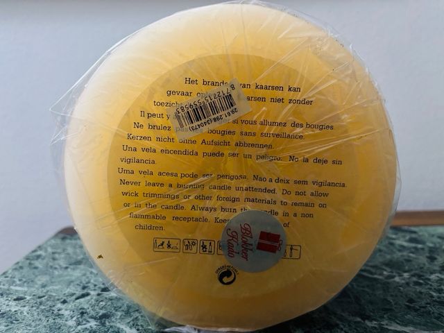 Candela Candelabra Gialla