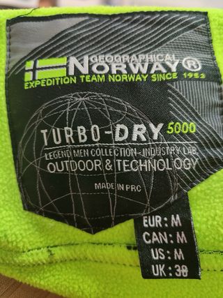 Chaqueta Geographical Norway Hombre Negra