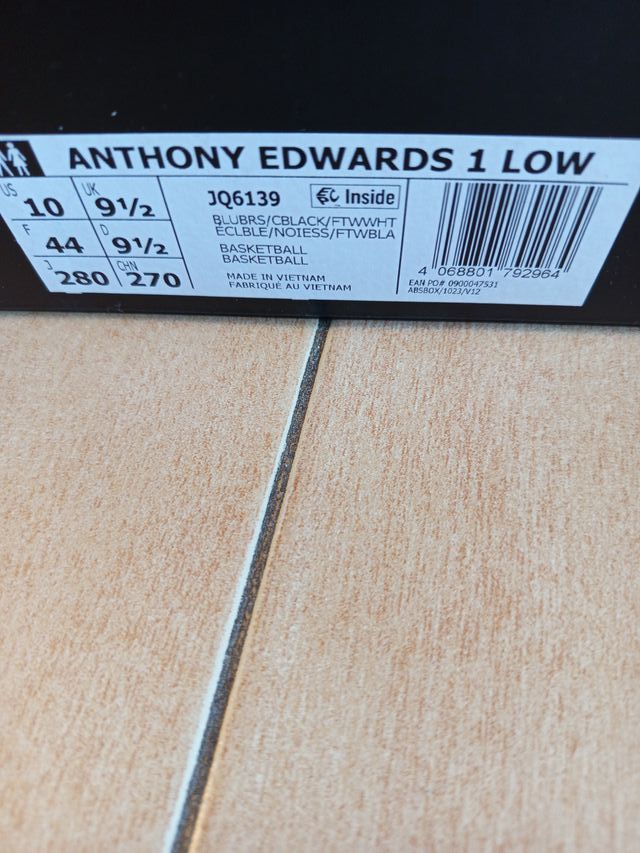 Zapatillas Adidas Anthony Edwards  1 low