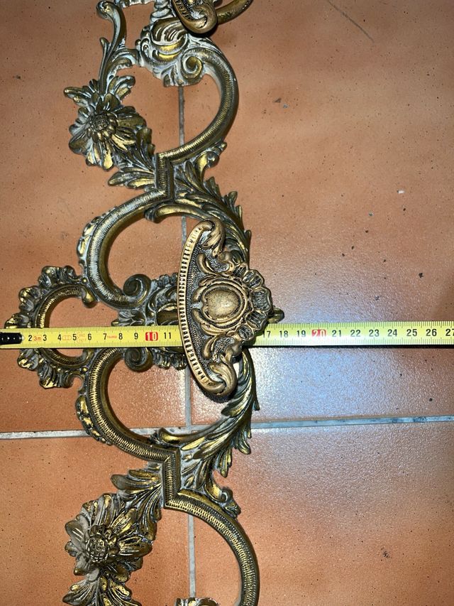 Perchero de Bronce Estilo Antiguo