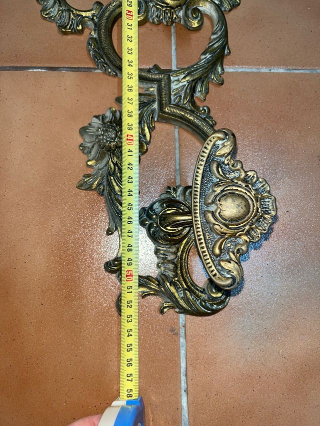 Perchero de Bronce Estilo Antiguo