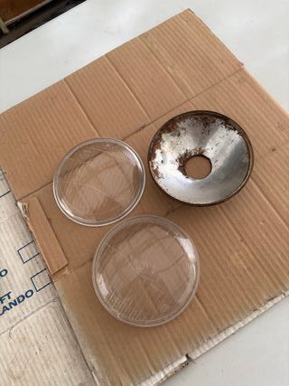 Cristal Faro moto antigua