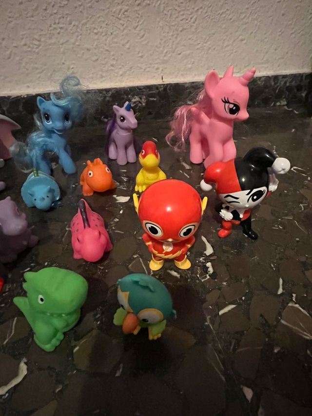 Lote Juguetes Muñecos Varios Personajes