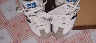 Adidas Samba OG Blancas y Negras talla 42