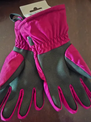 Guantes de nieve Wedze rosas/morados