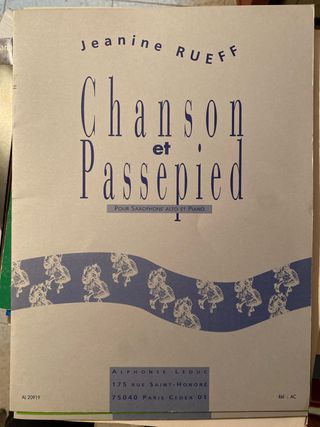 Chanson et Passepied - Jeanine Rueff