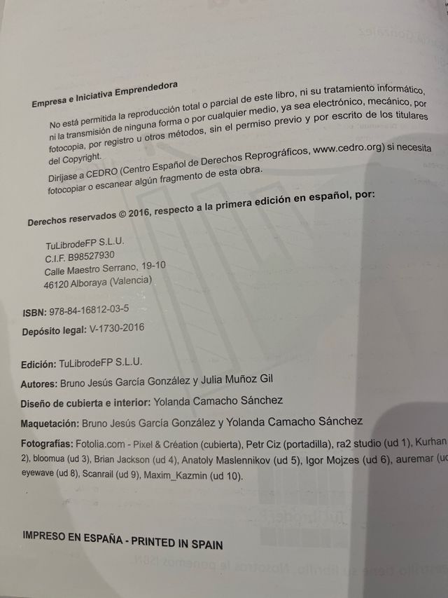 EMPRESA E INICIATIVA EMPRENDEDORA (Spanish Edit...