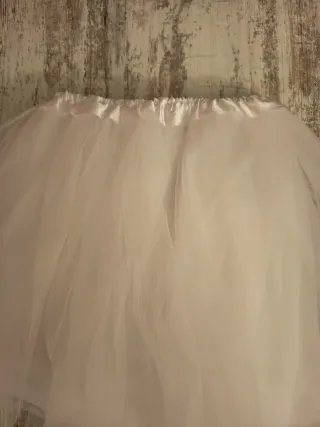 Tutú blanco talla única