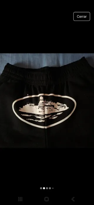 Pantalones Corteiz Negros Talla S