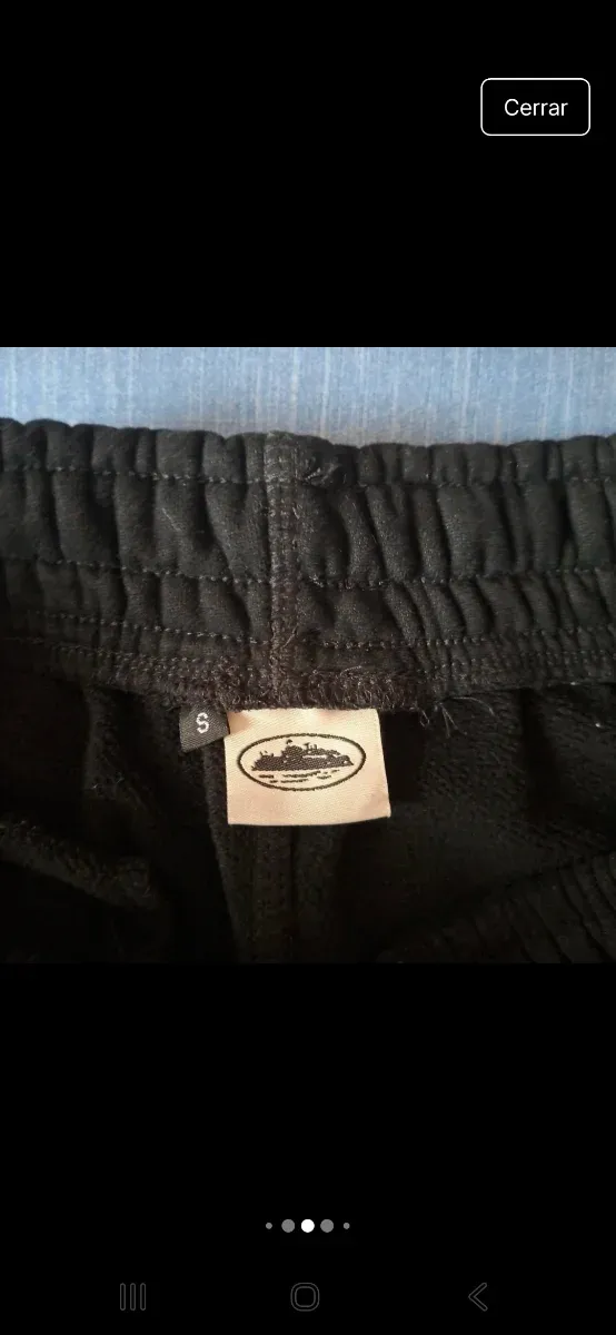 Pantalones Corteiz Negros Talla S