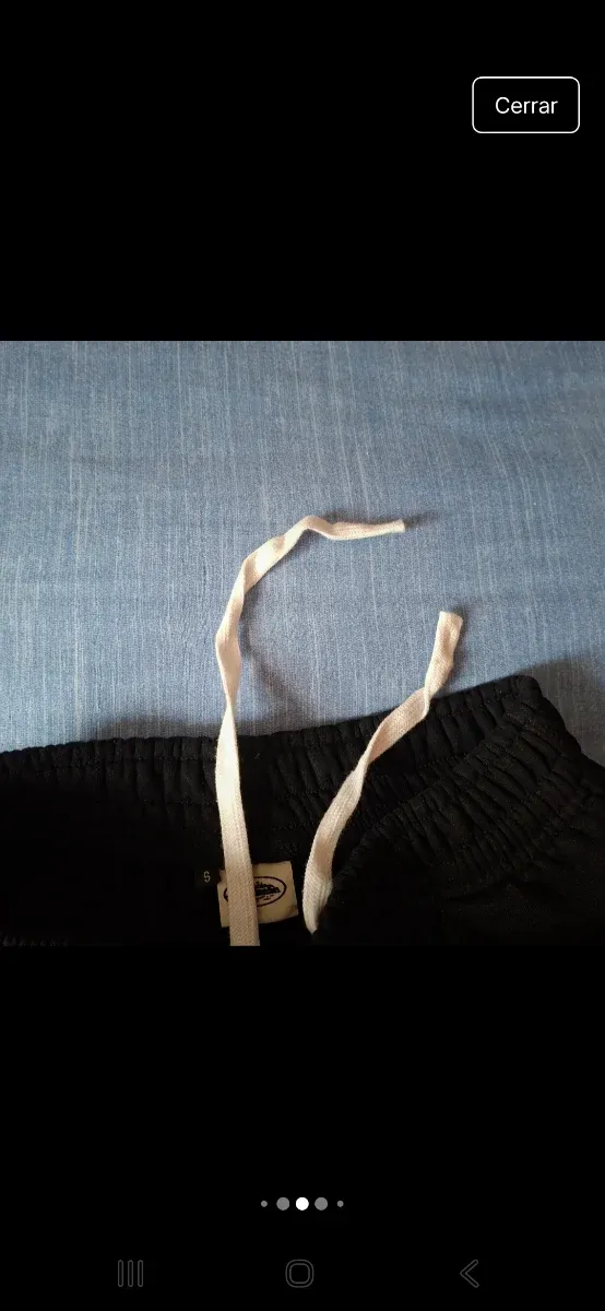 Pantalones Corteiz Negros Talla S