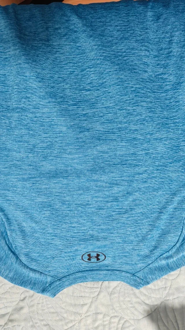 Maglietta Under Armour per bambini taglia YXL Blu/Turchese