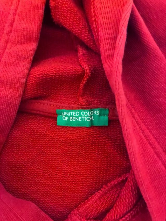 Sudadera Benetton Roja