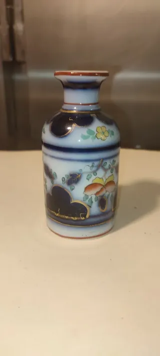 Botellita porcelana bote botella oriental
