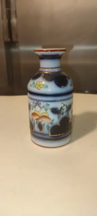 Botellita porcelana bote botella oriental