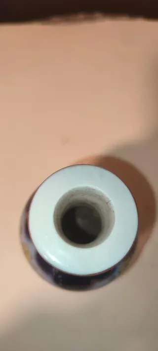 Botellita porcelana bote botella oriental