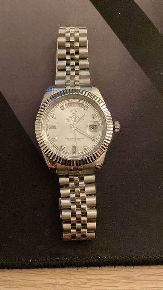 Rolex Day-Date Oyster Perpetual Plata