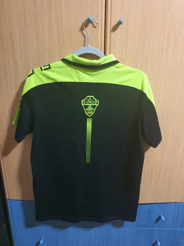 Polo paseo Elche CF Kelme negro/verde