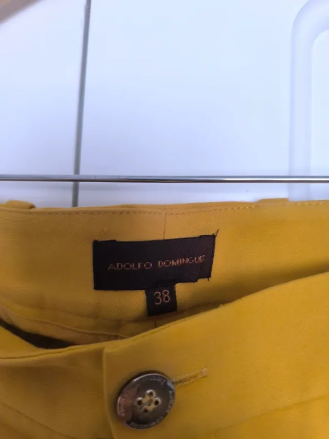 Pantalón Adolfo Domínguez Amarillo