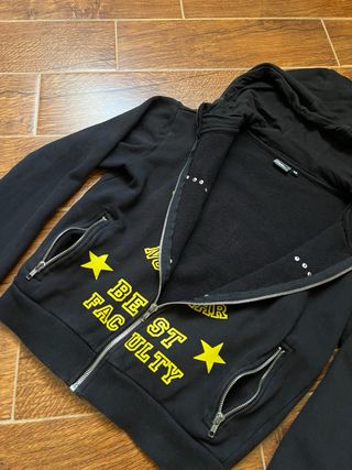 Chaqueta chándal No Fear Vintage Talla M Negra