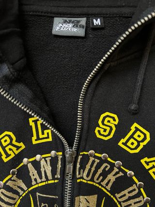 Chaqueta chándal No Fear Vintage Talla M Negra