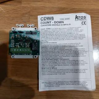 CDW8 Kros Elettronica Contatore Digitale