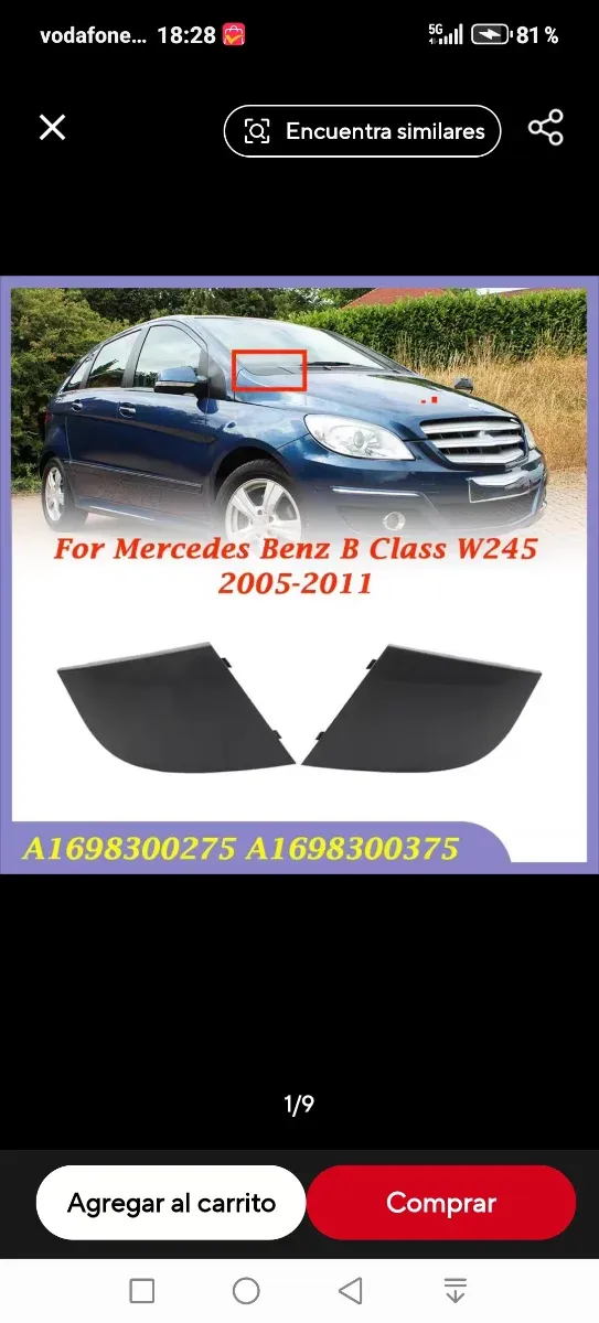 Mando Elevalunas Mercedes B200 B180